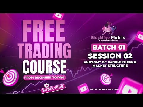 BlackLine Matrix | ICT Batch 1 Session 2 | Anotomy of Candle Sticks Market Structure & ICT Concepts