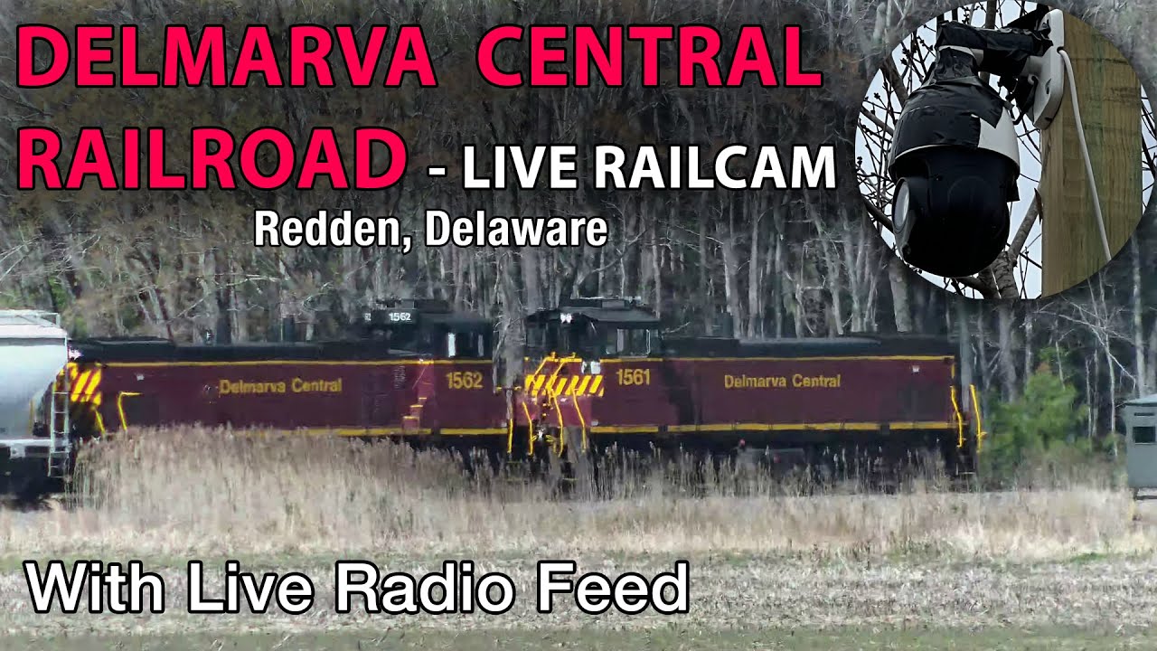 Live webcam view of Delmarva Central Railroad Live Trainspotting