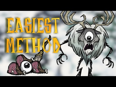 How To Easily Kill Deerclops (Extremely Beginner Friendly) | Don't Starve Together Guide