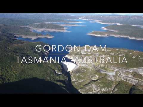 Our World by Drone in 4K - Gordon Dam, Tasmania, Australia