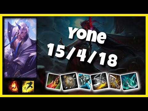 KOREAN Challenger Yone MID (15/4/18) vs QIYANA Gameplay Replay - Patch 10.20