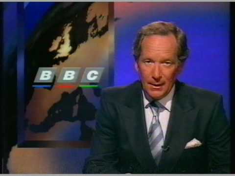 BBC1 continuity into The 9:00pm News 1993