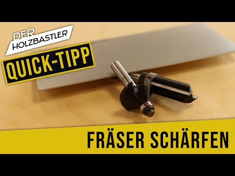 So schleifst du deine Fräser wieder wie neu