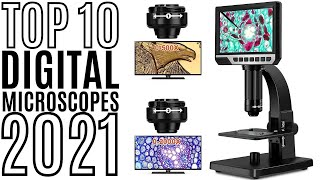 Top 10: Best Digital Microscopes of 2021 / LCD Microscope with USB, HDMI, Wireless for Kids, Adults