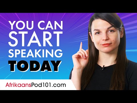 Start Speaking Afrikaans Today