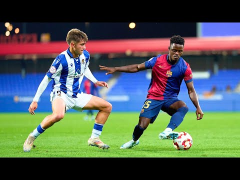 Abdul Aziz Issah Barca Atletic debut vs Real Sociedad B 🇬🇭⭐