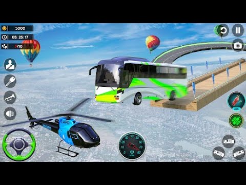 Bus Simulator: Bus Stunt Games 3D - Superhero Bus Stunt Driving - Android Gameplay #2