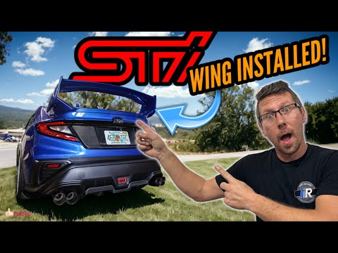 Noble STI Spoiler Install for 2022+ Subaru WRX | Includes Series 1 & 2 Hardware |