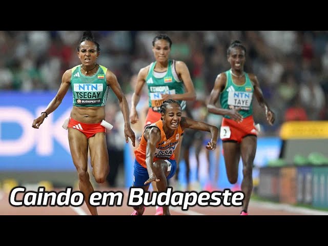 HASSAN caiu e CHEPTEGEI brincou nos 10.000 metros do MUNDIAL de BUDAPESTE