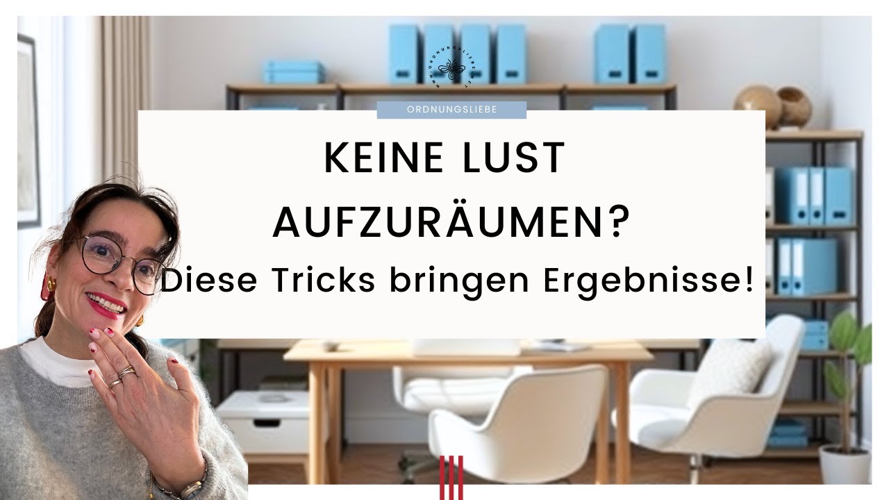 Keine Lust aufzuräumen? Diese Tricks bringen Ergebnisse! Motivation ♥️