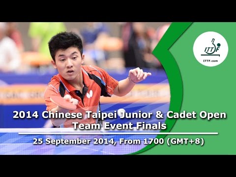 Table Tennis: 2014 Chinese Taipei Junior & Cadet Open (Team Event Finals)