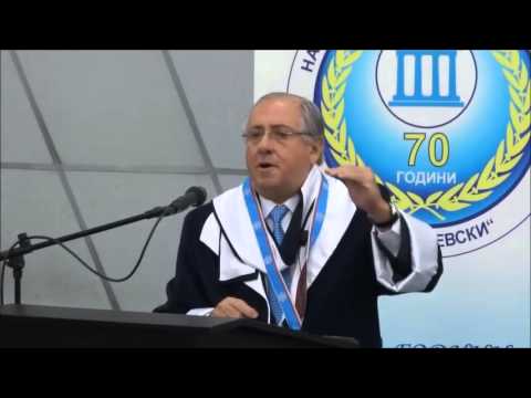 Първата академична лекция на новия Доктор хонорис кауза на НСА "Васил Левски" д-р Ари Граса