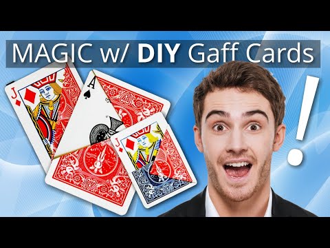 5 Easy DIY Magic Card Tricks - Learn Amazing Card Tricks With Gimmicks That You Make Yourself