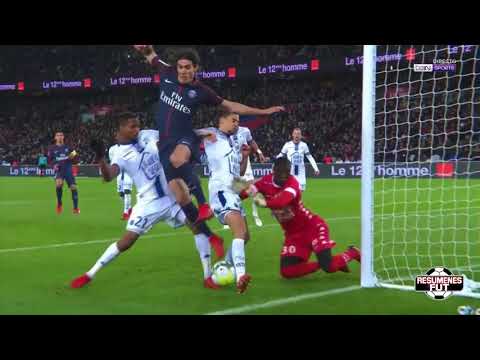PSG vs Troyes 2 0 Resumen Goles Highlights Goals 29 11 2017