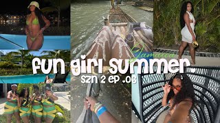 FUN GIRL SUMMER S2 EP6: TRAVEL VLOG TO JAMAICA (RESORT STAY, BAMBOO RAFTING, HORSEBACK RIDING & MRE)
