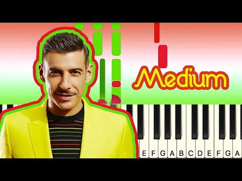 SPAZIO TEMPO PIANO TUTORIAL + SPARTITO GRATIS - FRANCESCO GABBANI PIANO COVER - IL PIANO SUL TUBO
