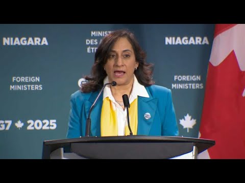 Foreign Affairs Minister Anita Anand announces new sanctions against Russia – November 12, 2025