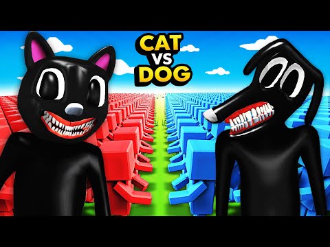CARTOON CAT ARMY vs CARTOON DOG ARMY