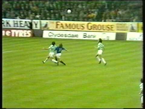 Rangers First Game v Celtic in the Scottish Premier Division.