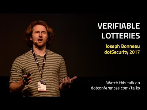 dotSecurity 2017 - Joseph Bonneau - Verifiable lotteries