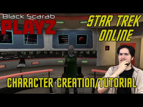 Star Trek Online Review #1 - TOS Character Creation/Tutorial | BlackScarabPlayZ