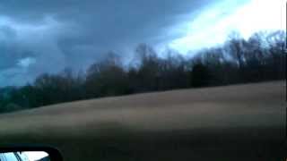 preview picture of video 'Wall Cloud (RAW) - March 2, 2012 - Jackson, Putnam County Tennessee 2/3'