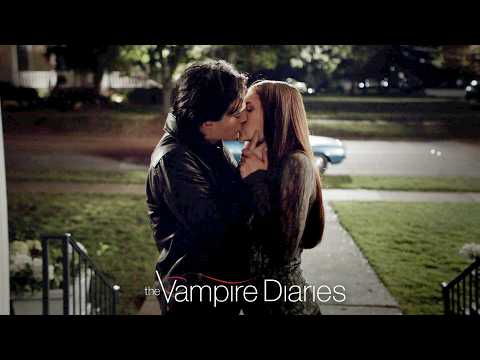 Damon and Elena’s First Kiss | The Vampire Diaries