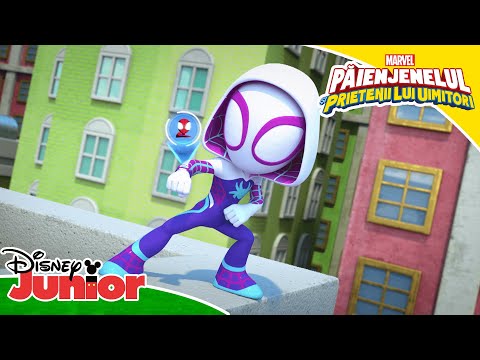 Trotineta pierdută | Păienjenelul Marvel și prietenii lui uimitori | Disney Junior România
