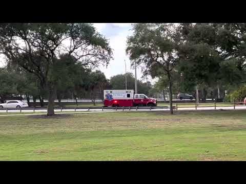 FDNY RESCUE 1 AND HIGH-RISE RESCUE 314 USE THE BRAND NEW “Q-T HOT-SHOT” SIREN TO CLEAR THE WAY!!!