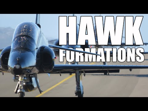 Stunning Hawk Formation Takeoffs at RAF Valley - (Loud & Close)