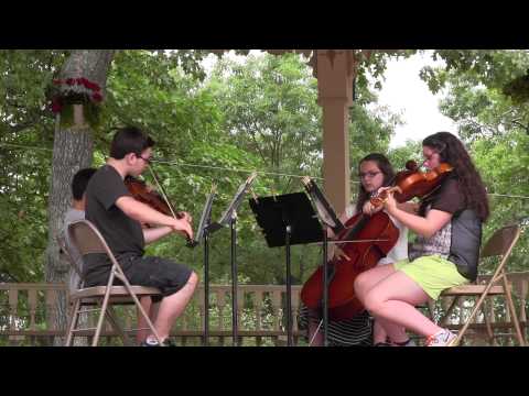 Blue Lake Suzuki Strings Family Camp - Chamber Music - Prokofieff's March - 06-21-14