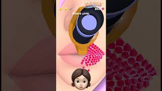 Lip Art 3D - Peeling the Lips -4-  | Reaction #shorts  #viral  #funny