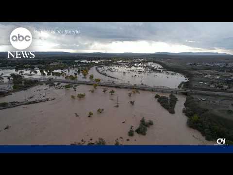 Catastrophic flooding across the Southwest