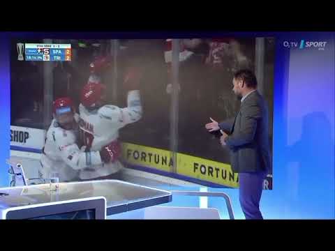 Rozborka rozhodující gól SF HC Sparta Praha - HC Oceláři Třinec