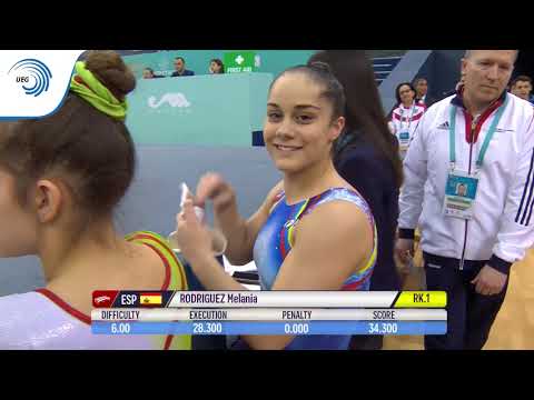 Melania RODRIGUEZ (ESP) - 2018 Double Mini Trampoline junior European Champion