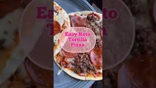 Keto Tortilla Pizza Recipe