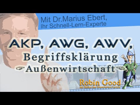 AKP, AWG, AWV, Begriffsklärung | Außenwirtschaft