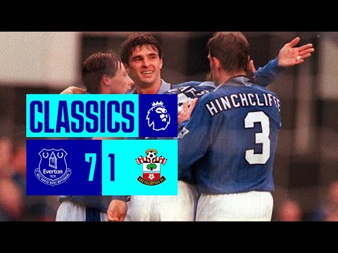 EIGHT-GOAL THRILLER! l PREMIER LEAGUE CLASSIC: EVERTON 7-1 SOUTHAMPTON l 16 NOV 1996