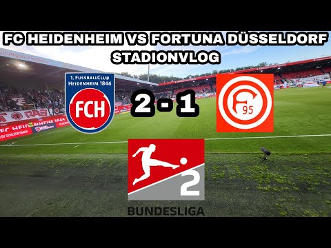FC HEIDENHEIM 2-1 FORTUNA DÜSSELDORF | STADIONVLOG #fcheidenheim #fortunadüsseldorf #stadionvlog