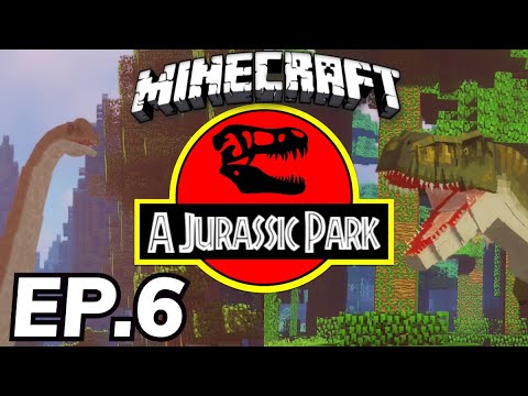 Jurassic Park: Minecraft Modded Survival Ep.6 - Herbivore Dinosaur Expansion!! (Minecraft Dinosaurs)