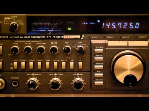 Yaesu FT 736R 2m/70cm/23cm multimode for sale on Ebay.
