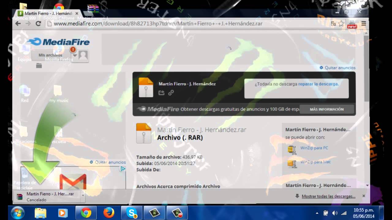 decargar el martin fierro en PDF