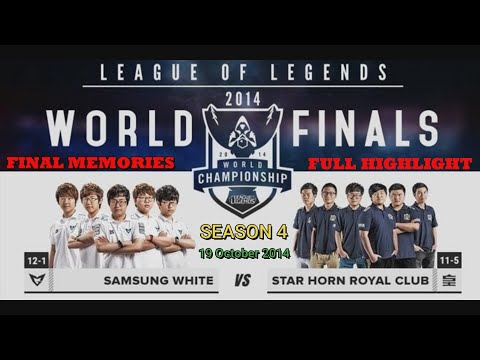 Final Memories - SSW vs SHR | Samsung White vs Star Horn Royal Club LoL S4 World Championships