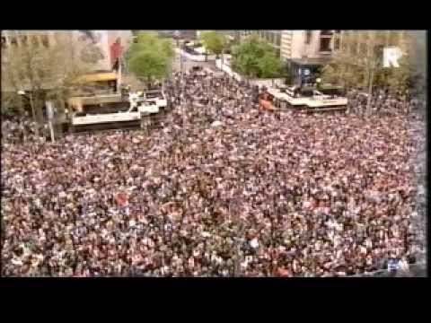 Huldiging Feyenoord. Bekerwinnaar seizoen 2007-2008