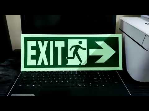 Exit Sign Board