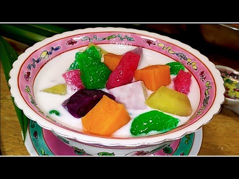 Bubur Cha Cha Dessert/Nyonya Coconut Milk Dessert/Pengat/ Sweet Potatoes Coconut Milk Dessert