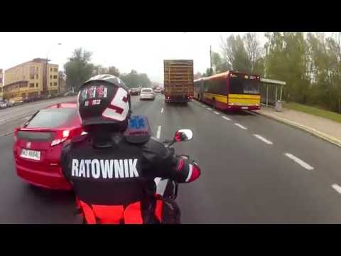 MotoAmbulans 161014 - CITO   Szpital św.Anny - Centrum Onkologii  Poranne korki