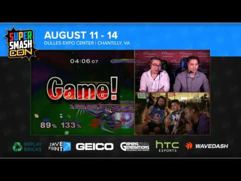 SSC 2016 SSBM Doubles - C9 | Mango & Tempo | S2J Vs. DJ Nintendo & The Moon - Melee Winners Quarters