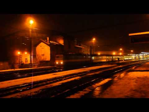 ČD 163.xxx - Odjezd vlaku Sp 1698 - Ústí nad Labem hl.n., 29.1.2013