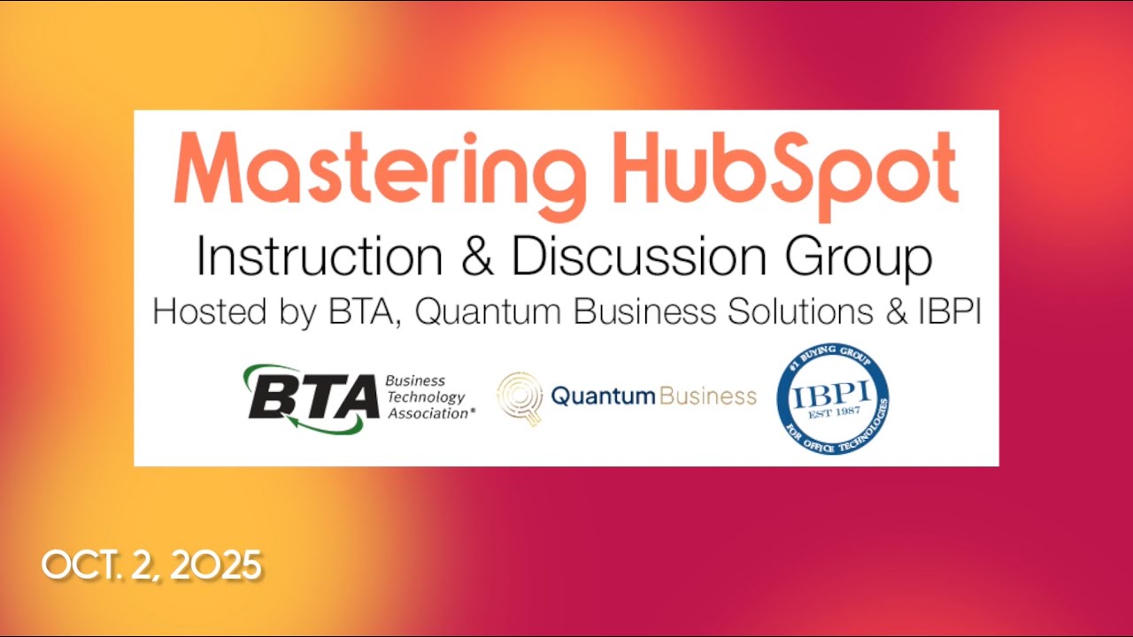 Mastering HubSpot Session 1 recording
